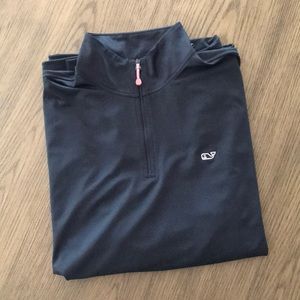Vineyard Vines Navy Performance Quarter Zip 1/4 M